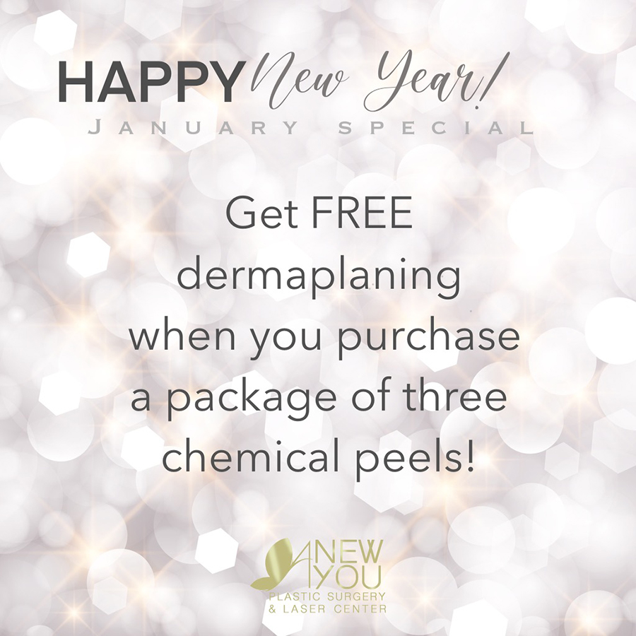 Buy a package of 3 Chemical Peels Get FREE Dermaplaning!